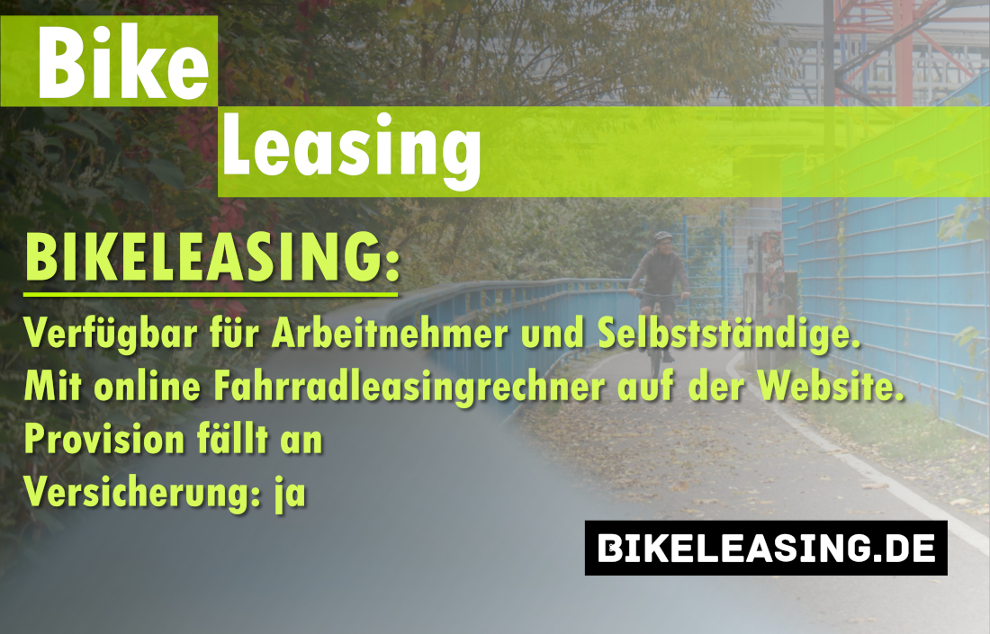 Infotafel Bikeleasing 1100