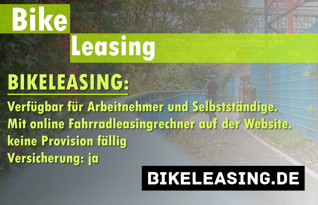 Infotafel Bikeleasing 1100