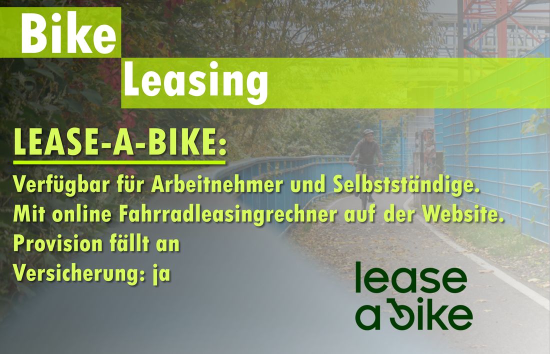 Infotafel Lease A Bike 1100