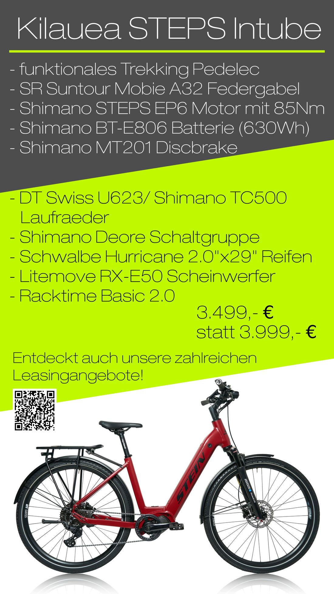 Angebot Kilauea STEPS Intube Website 1100 II